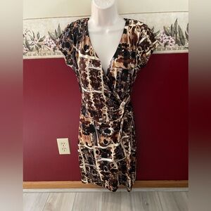 Chic Leopard Print Mini Dress